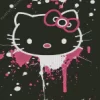 Drippy Hello Kitty Diamond Painting