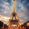 Eiffel Tower Night Paris Diamond Painting