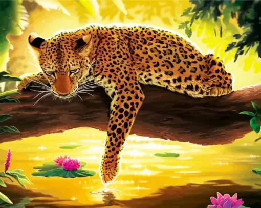 Fantasy Leopards Art Diamond Painting