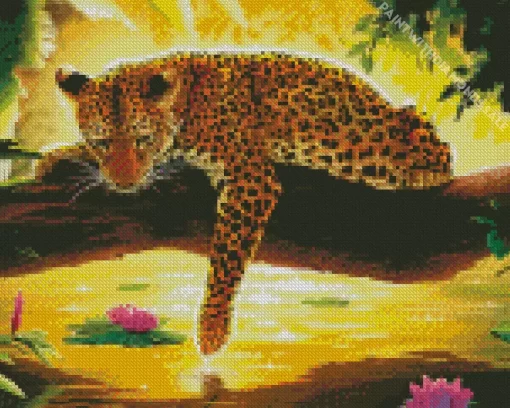 Fantasy Leopards Art Diamond Painting