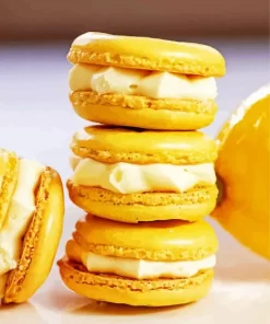 Fluffy Lemon Macarons Diamond Painting