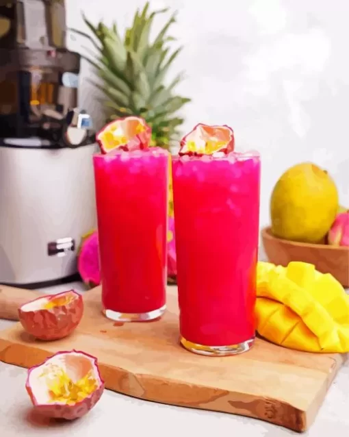 Fresh Juice Tropical Diamond Painting