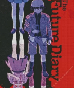 future diary anime poster Diamond Paints