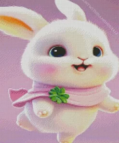 Happy Bunny Diamond Painting