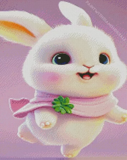 Happy Bunny Diamond Painting