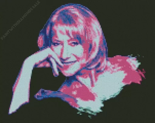 Helen Mirren Pop Art Diamond Painting