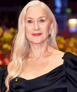 Helen Mirren With Long Hair Diamond Painting