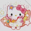 Hello Kitty And Unicorn Diamond Painting