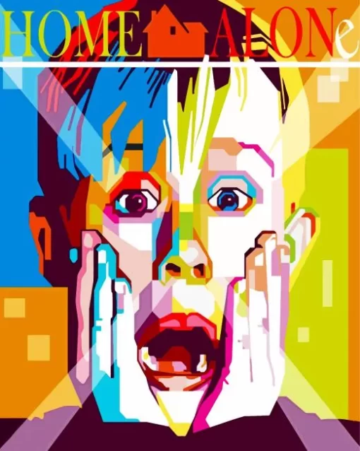 Home Alone Pop Art Diamond Painting