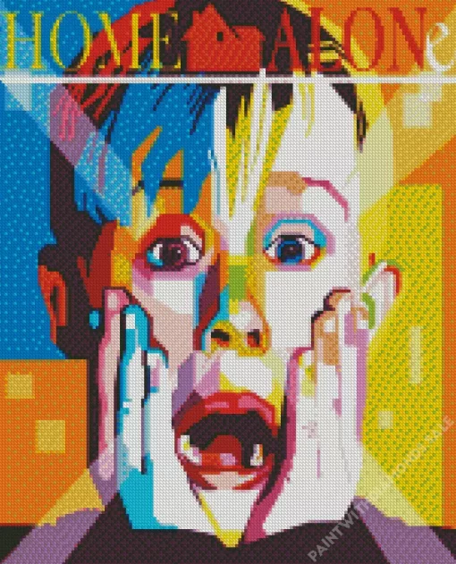 Home Alone Pop Art Diamond Painting