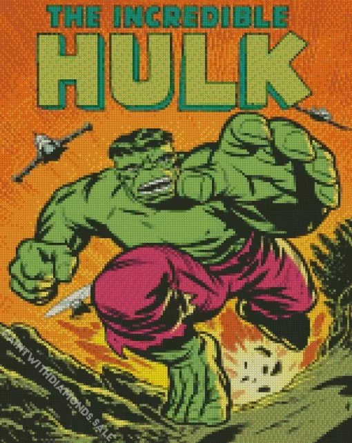 Hulk Poster Diamond Painting