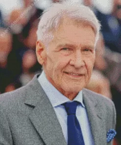 Iconic Harrison Ford Diamond Painting