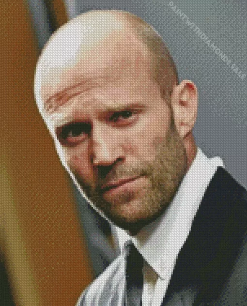 Iconic Jason Statham Diamond Painting