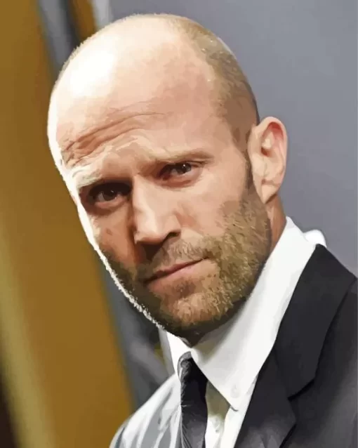 Iconic Jason Statham Diamond Painting