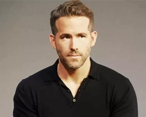 Iconic Ryan Reynolds Diamond Painting