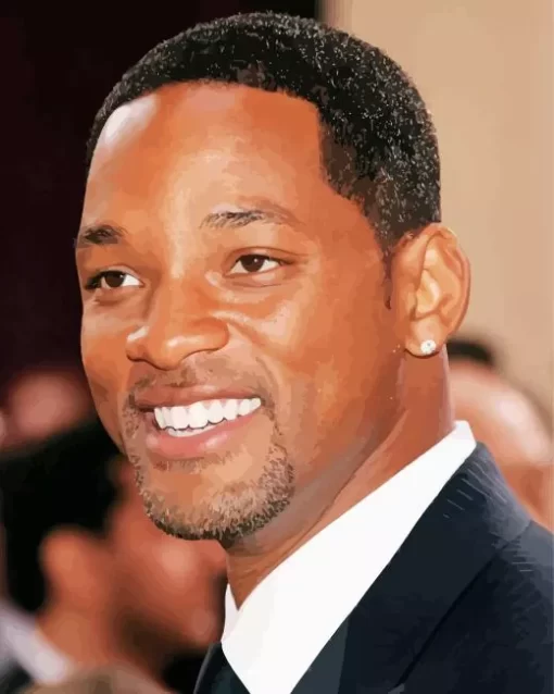 Iconic Will Smith Diamond Painting