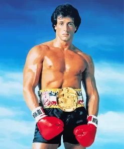 Iconic Sylvester Stallone Diamond Painting