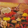 Indian Spices Close Up Diamond Painting