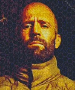 Jason Statham In The Beekeeper Poster Diamond Painting