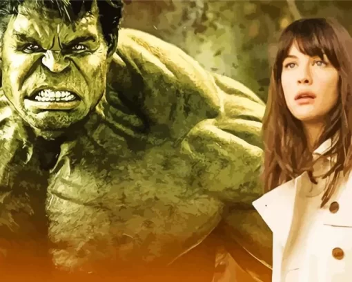 Liv Tyler And Hulk Diamond Painting