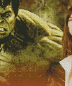 Liv Tyler And Hulk Diamond Painting