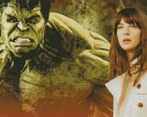 Liv Tyler And Hulk Diamond Painting