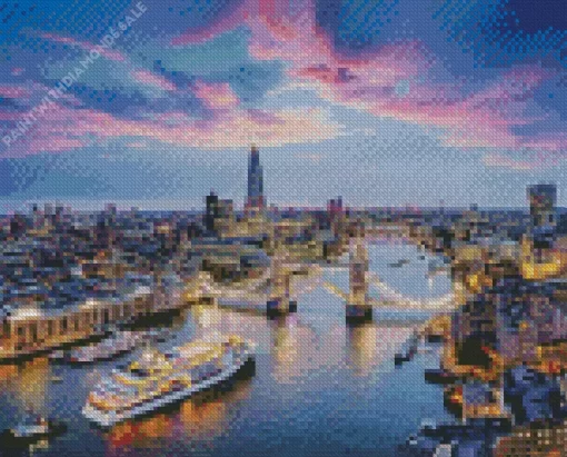 London At Night Diamond Painting