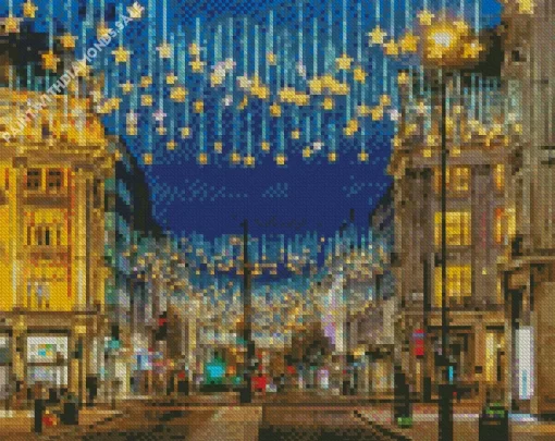 London Christmas Diamond Painting