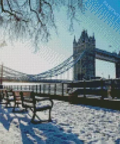 London In Winter Diamond Painting