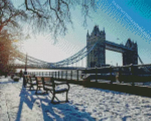 London In Winter Diamond Painting