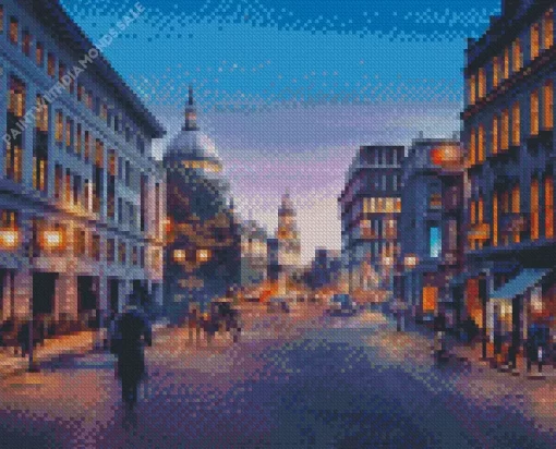 London Streets Diamond Painting