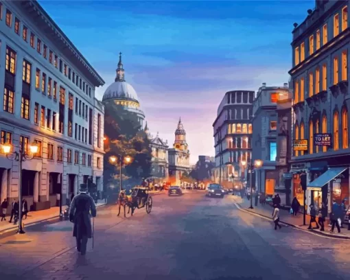 London Streets Diamond Painting