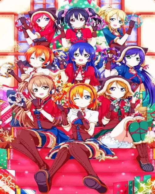 love live Christmas Diamond By Numbers