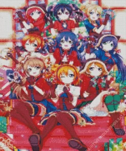 love live Christmas Diamond Paints