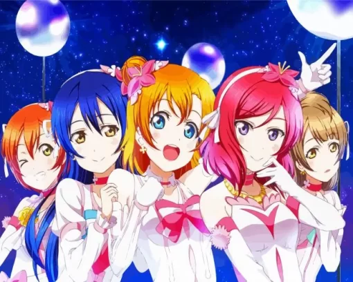 love live school idol project Girls Diamond By Numbers