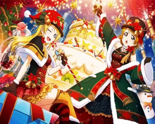 love live school idol project christmas Diamond By Numbers