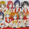 love live school idol project members Diamond Paints