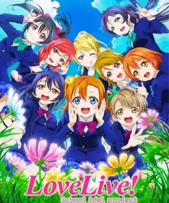 love live school idol project poster Diamond By Numbers