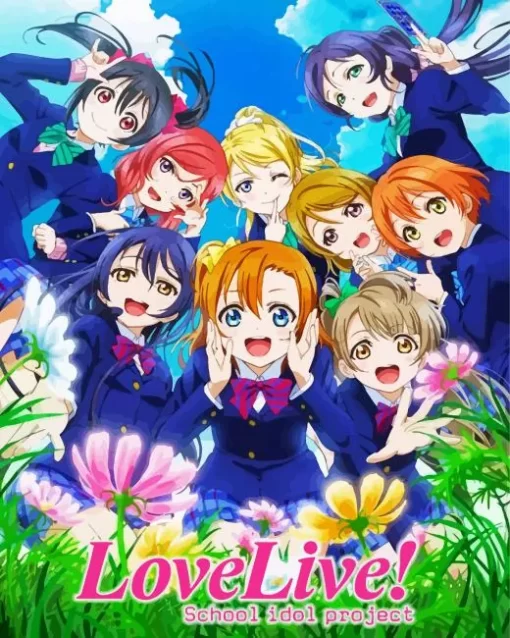 love live school idol project poster Diamond By Numbers