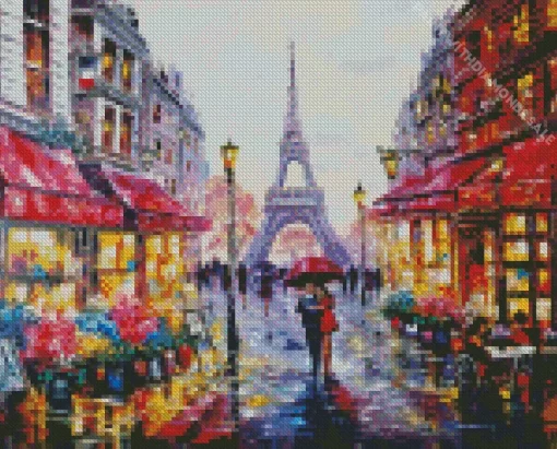 Lovers In Paris Diamond Painting