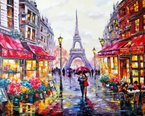 Lovers In Paris Diamond Painting