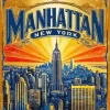 Manhattan New York Poster Diamond Painting