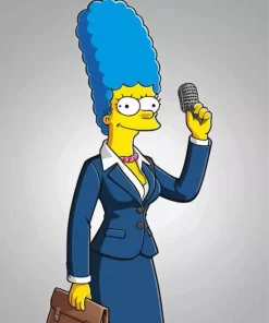 Marge In The Simpsons Diamond Painting