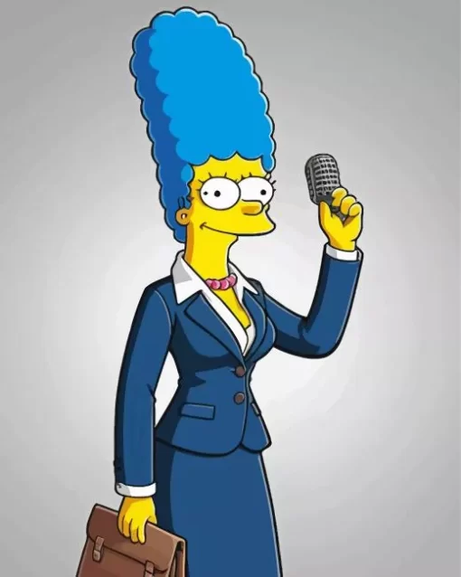 Marge In The Simpsons Diamond Painting