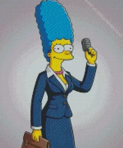 Marge In The Simpsons Diamond Painting