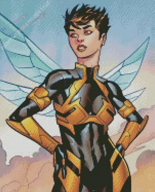 Marvel Janet Van Dyne Diamond Painting