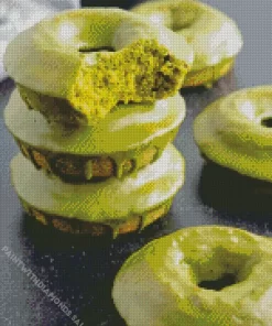 Matcha Donuts Diamond Painting