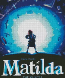 Matilda The Musical Poster Art Diamond Painting