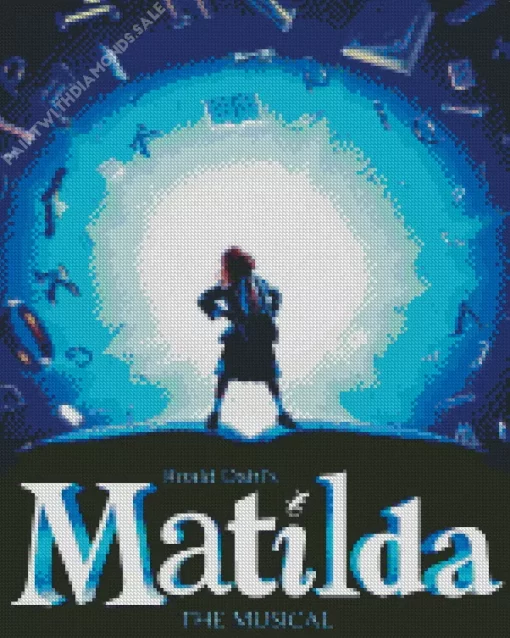 Matilda The Musical Poster Art Diamond Painting