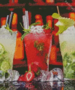 Mojito Juice Diamond Painting